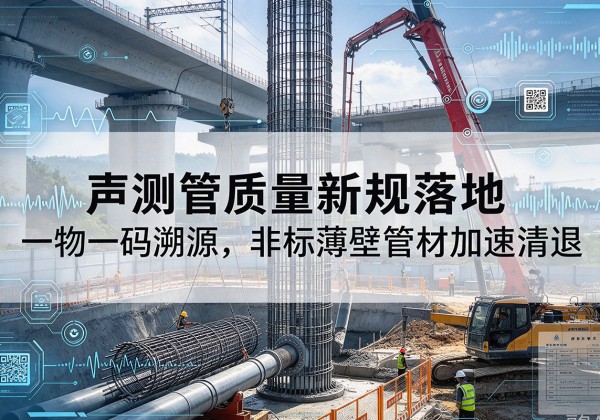 扶风声测管质量新规落地，一物一码溯源，非标薄壁管材加速清退